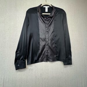 “Ermanno Scervino Silk Blend Shirt – Size M (No Tag, see measurements)”